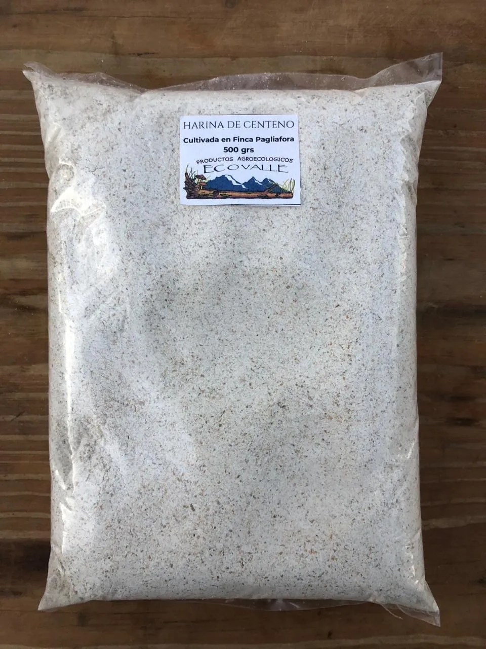Harina de Centeno x 500 grs - Finca Pagliafora