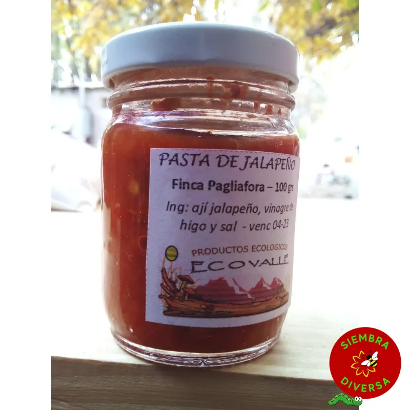 Pasta de ají Jalapeño x 100 grs (picante "suave")