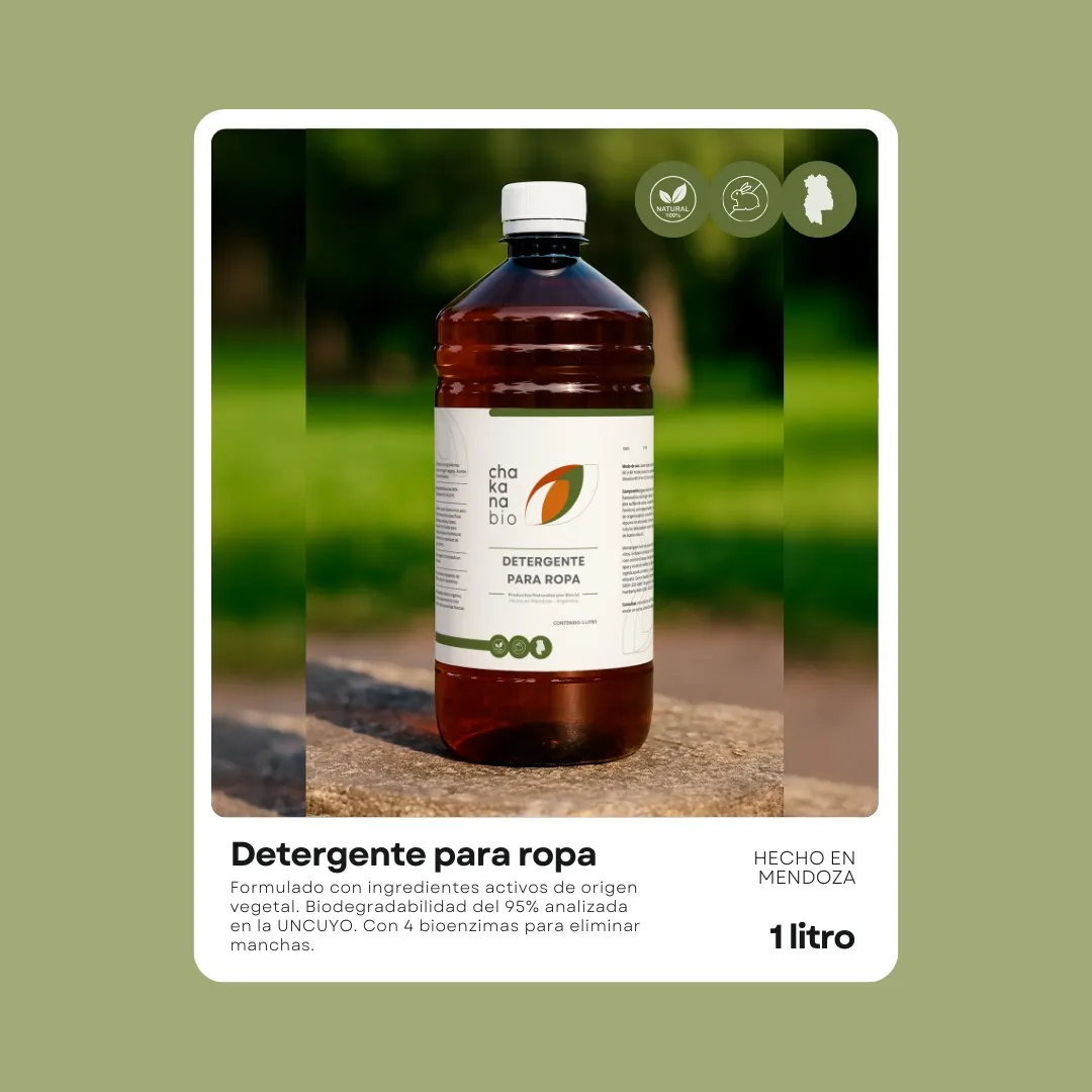 Detergente para ropa x litro - Chakana bio