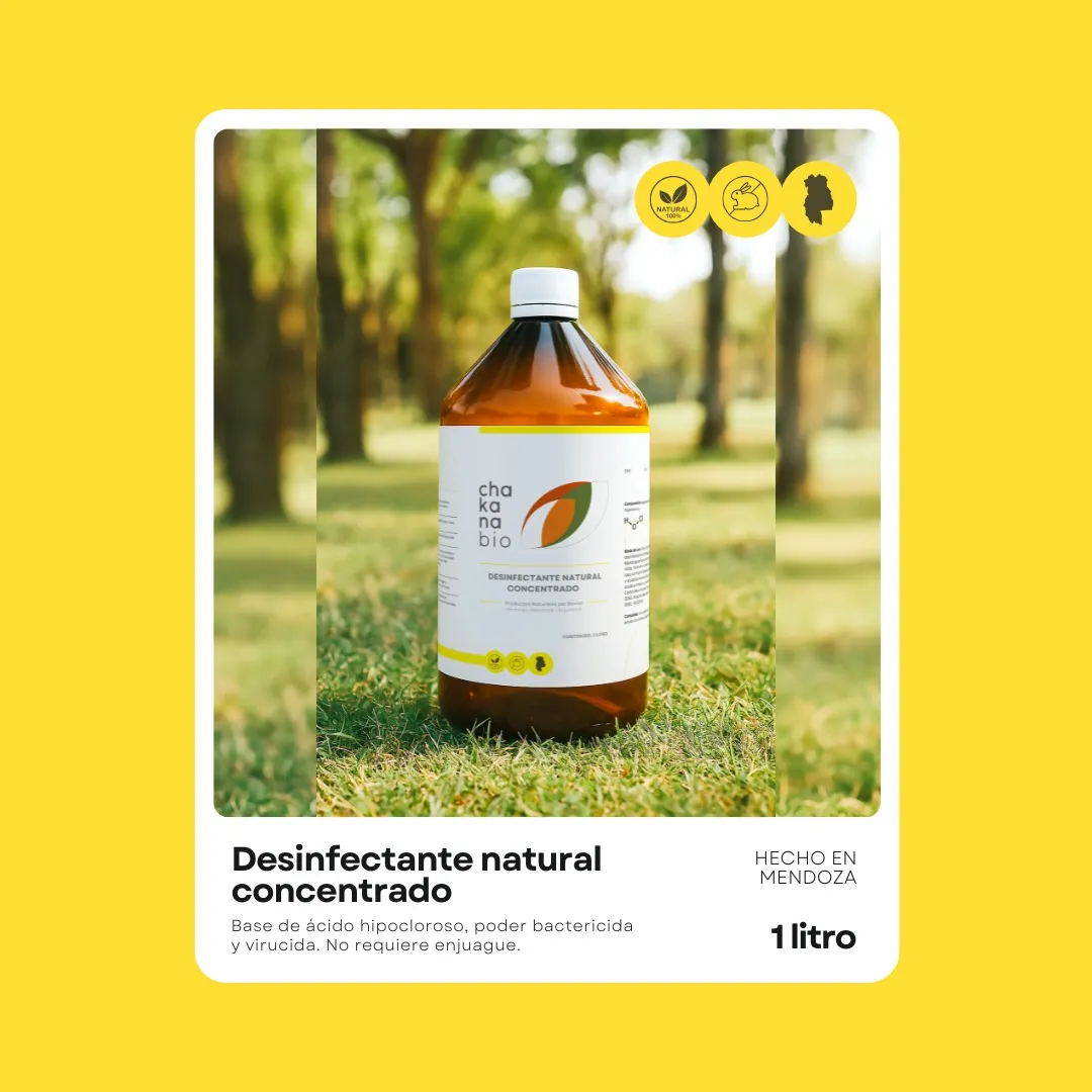 Desinfectante natural concentrado x litro - Chakana bio