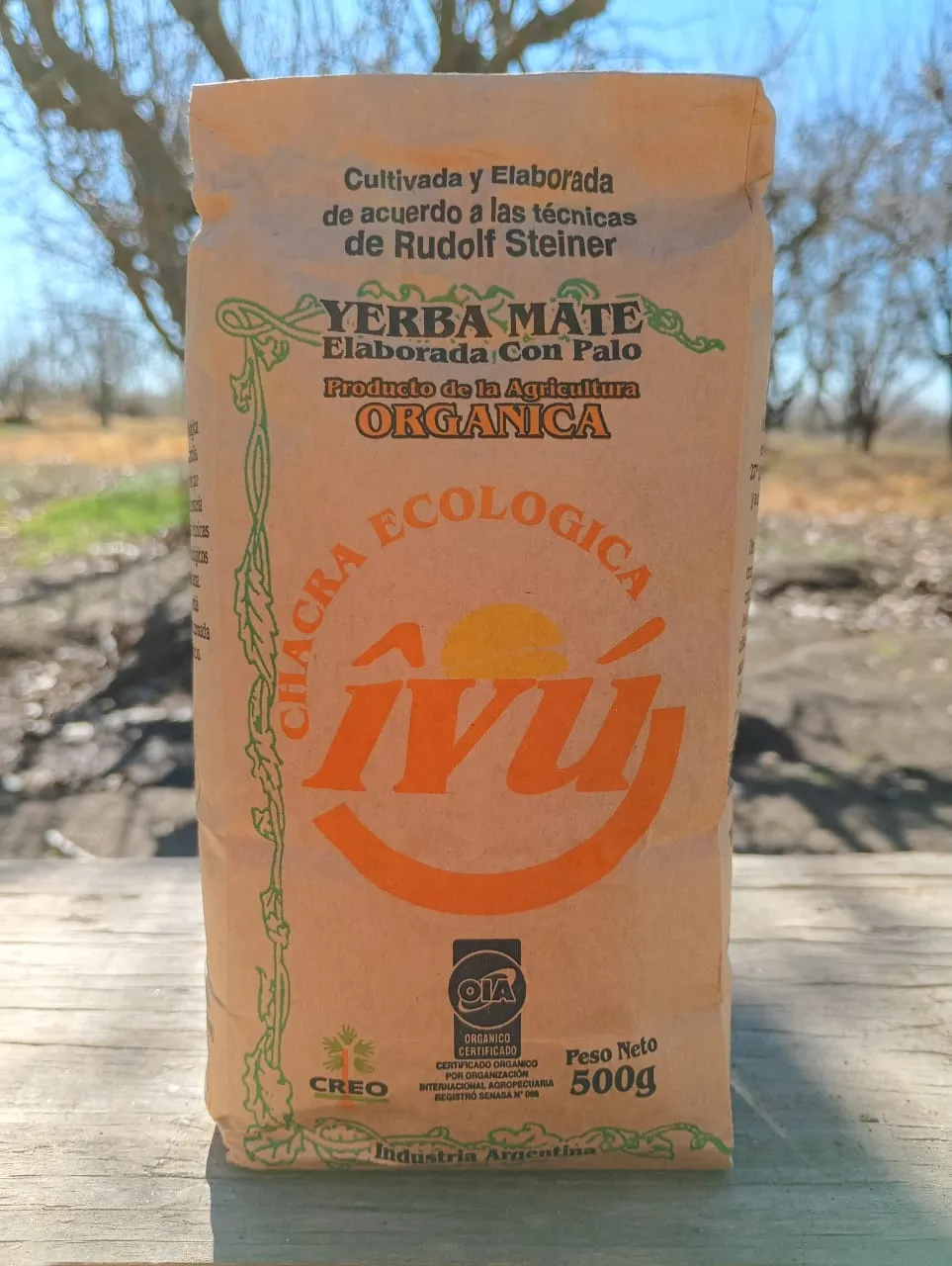 Yerba biodinámica x 500 grs - Ivu