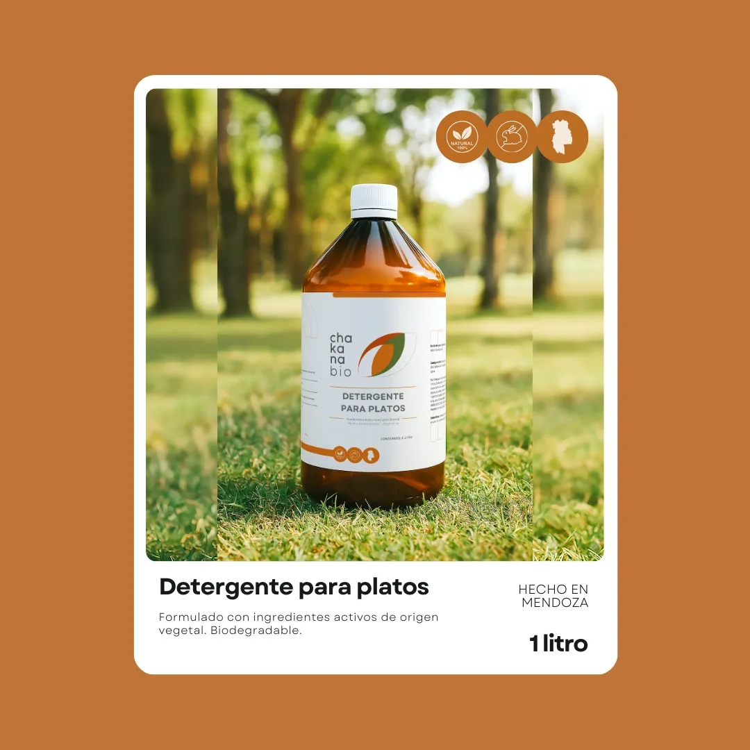Detergente para platos x litro - Chakana bio