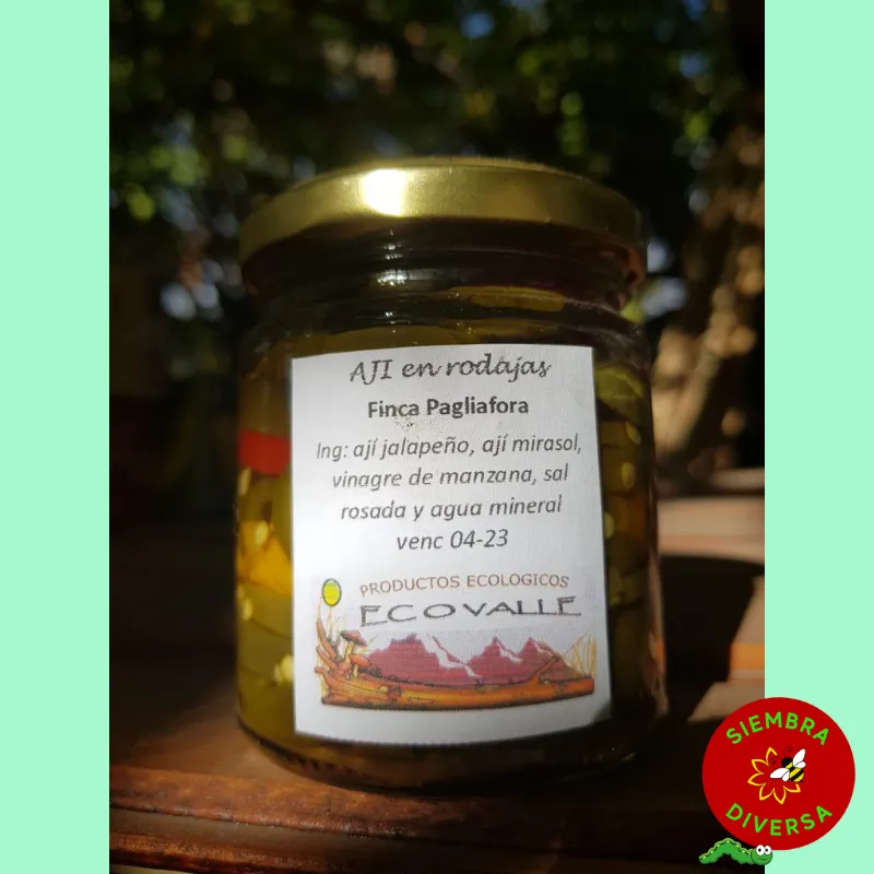 Jalapeño en rodajas x 190 grs - Pagliafora