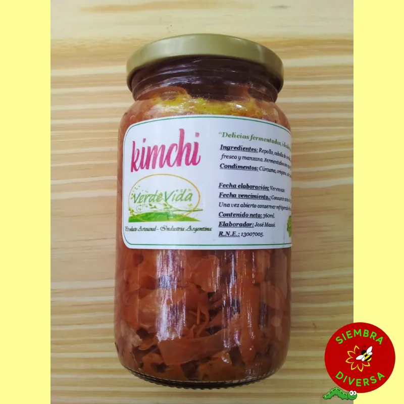Kimchi x 360 ml - Verde Vida