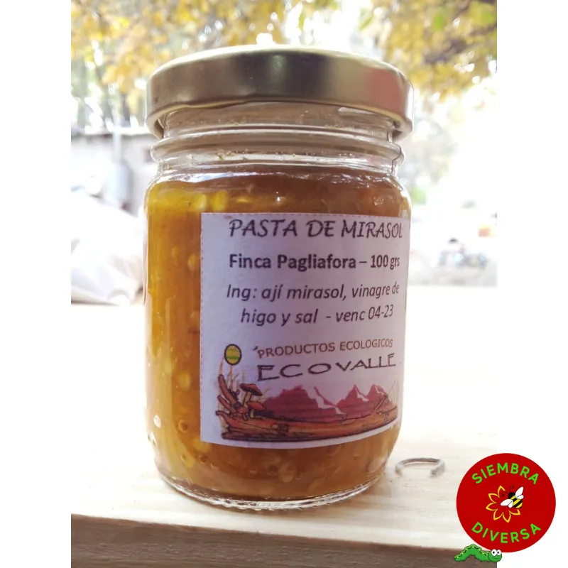Pasta de ají Mirasol x 100 grs (picante medio)