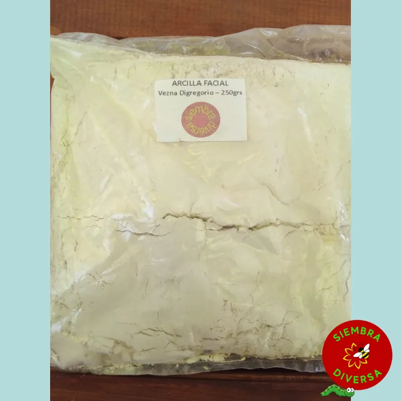 Arcilla facial x 250 grs - Vezna Degregorio