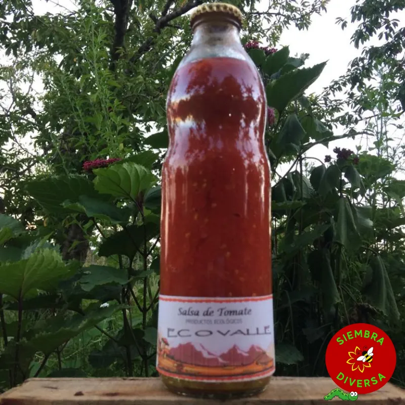 Salsa de Tomate Ecovalle x 1 litro - Familia Pagliafora